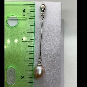 Luxury Women's Necklace or Earrings - S925 Silver Natural Freshwater Pearl. main image 0